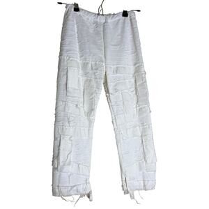 Wishcraft Chasing Fireflies Mummy Costume Pants Kids 6 White Cosplay Halloween